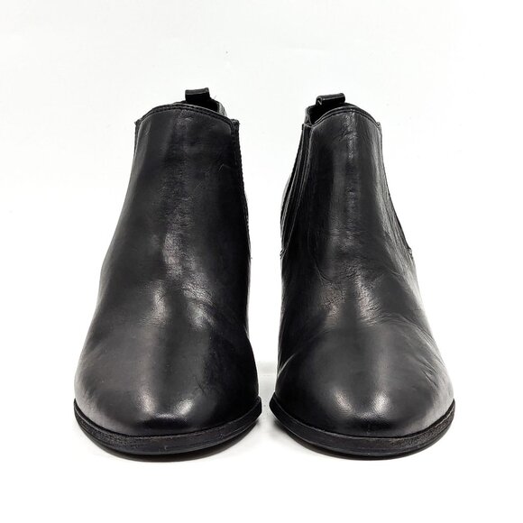 Michael Kors Women Black Leather Western Low Chelsea ankle boots size 11 - Picture 2 of 10